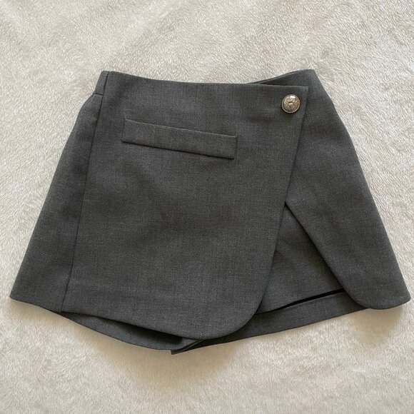 Maje Grey Skort - Picture 1 of 4